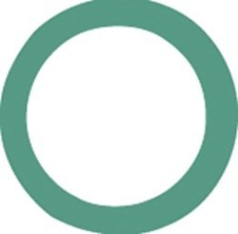 Air Conditioning O-Ring for GM/Ford/Nissan/Toyota, HNBR, Green (Pack of 10)