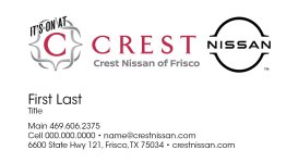 Crest Nissan BC Version 2 Fax