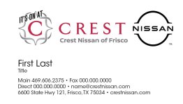 Crest Nissan BC Version 3 Fax