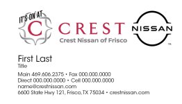 Crest Nissan BC Version 4 Fax