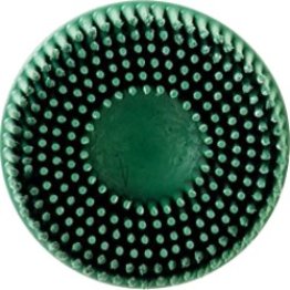 1437955 3M™ - Scotch-Brite Roloc Bristle Disc, Extra-Tough Plastic, Green, 15000RPM, 50 Grit, 3" Diameter (Pack of 10)