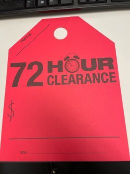 72hr Clearance