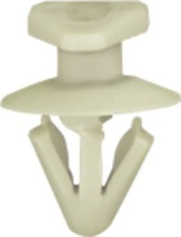 Weatherstrip Retainer for GM, Nylon, Yellow, 6.5 x 14mm Top and 9.5mm Bottom Head, 7 x 8mm Stem Size (Pack of 100)