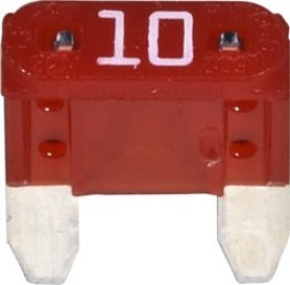 MINI Fuse, 10 Amps, 32 Volts DC, Red (Pack of 5)