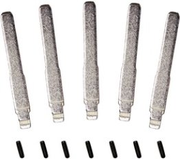 Flip Blade Replacement Key for Ford, Generic Logo, High-Security Blade (Pack of 5)