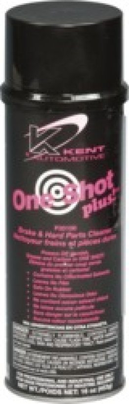 One Shot Plus Non-Chlorinated Brake Parts Cleaner, Colorless, Liquid Form, 75% VOC, 16oz Aerosol (Pack of 12)
