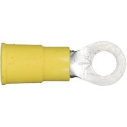 Ring Tongue Terminal, Standard, Vinyl Insulated, 16 to 12 AWG, 10 Stud Size, Blue (Pack of 25)