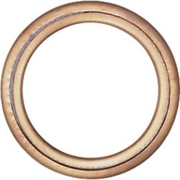 Copper Crushable Drain Plug Gasket, M16 ID x M22 OD, 2mm Thickness (Pack of 10)
