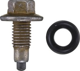 Metric Drain Plug with Rubber Gasket for GMC, M12-1.75 Thread, 13mm Hex (Pack of 2)