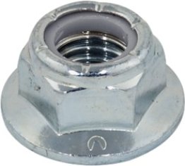 Locknut with Nylon Insert, 18-8 Stainless Steel, Plain Finish, Coarse Thread, 11/16" Across Flats, 7/16-14 (Pack of 25)