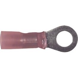 Visa Crimp™ - Ring Tongue Terminal, Nylon Insulated, 12 to 10 AWG, 10 Stud Size, Yellow (Pack of 50)