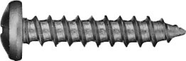 Sheet Metal Screw, Phillips Pan Head, 18-8 Stainless Steel, Plain Finish, #12 x 1-1/4" (Pack of 25)
