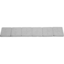 Low Profile Steel Adhesive Wheel Weight for HD Trucks, Nano Coated, 1.00oz Segment, 6 Segments/Strip, 6oz Total Strip Weight (Pack of 15)