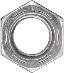 Tuff-Torq® - ANSI B18.2.2 Hex Nut, Grade 8, Alloy Steel, Zinc Finish, Coarse Thread, 9/16" Across Flats, 21/64" Thickness, 3/8-16 (Pack of 100)