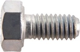 Metri-Torq® - DIN 931 Hex Cap Screw, Grade 10.9, Alloy Steel, Zinc Finish, Coarse Thread, 6.4mm Head Height, 13mm Across Flats, M8-1.25 x 50mm (Pack of 25)