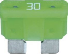 ATO/ATC Fuse with Element Indicator, 30 Amps, Green (Pack of 5)