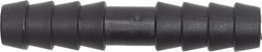 Vacuum Hose Connector, Plastic, 1/4 x 1/4", Tube x Tube (Pack of 10)