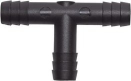 Vacuum Hose Connector, 3/8 x 3/8 x 3/8", Tube x Tube x Tube (Pack of 10)
