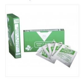 710 - Insect Sting Wipe-Ups - 1" x 2" - 10/unit (Pack of 1)