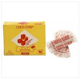 Certi-Strips - Woven Heavy Weight - 1" x 3" - 50/box (Pack of 1)