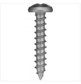 Phillips Pan Head Sheet Metal Screw, 18-8 Stainless Steel, #6 Diameter, 1/2" Length (Pack of 100)