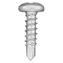 Phillips Pan Head Drill Point Screw, Zinc, #6 Diameter, 3/8" Length, Resisto-Plate TF (Pack of 100)