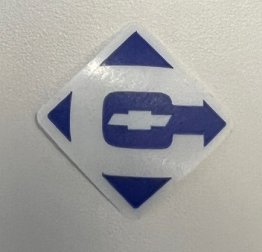 Capitol Chevrolet Diamond C Window Stickers (1 roll - 1000 stickers per roll)