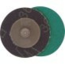 3M™ - Green Corps Roloc Grinding Disc for Fast Cutting, Long Life, Aluminum Oxide Grain, Twist-On Arbor, 80 Grit, 2" Diameter (Pack of 10)