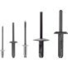 Aluminum and Nylon Rivets (N) (Pack of 1)