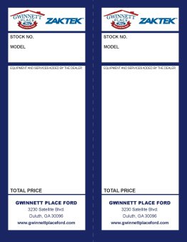 Gwinnett Place Ford Addendum Tag