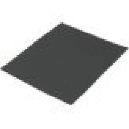 Wet/Dry Sandpaper, Silicon Carbide Grain, 500 Grit, 9" Width, 11" Length (Pack of 25)