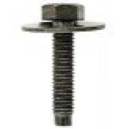 Phillips Hex Head SEMS Bolt for Subaru Forester/Legacy 1995+, Black Zinc, M5-0.8 Diameter, 23mm Length, 8mm Hex Size, 18mm Washer (Pack of 50)