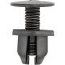 Fender Liner Push-Type Retainer for Honda, Phillips Truss Head SS Screw, Nylon, Black, 15.5mm Head, 15mm Grommet Head (Pack of 5)