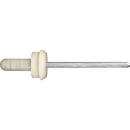 Toyota Roof, Liftgate and Exterior Trim Specialty Rivet with Plastic Cap for Toyota/Subaru, 8mm Flange Diameter (Pack of 10)