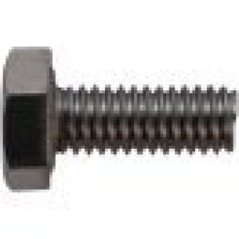 DIN 933 Hex Cap Screw, A4 Stainless Steel, Plain Finish, Coarse Thread, 3.5mm Head Height, 8mm Across Flats, M5-0.8 x 35mm (Pack of 25)