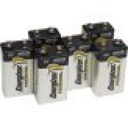 Energizer® Alkaline Battery, 9 Volts (Pack of 6)