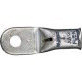 Dual-Lok Battery Cable Lug, 4 AWG, Gray, #10 Stud Size, Fully Annealed, Electrolytic Copper, Electro-Tin Plated (Pack of 20)