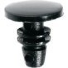 Door and Roof Rail Retainer for Toyota/Lexus, Nylon, Black, 9mm Head, 5.3 x 8mm Stem (Pack of 25)