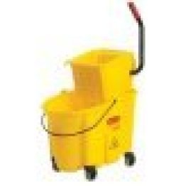 Rubbermaid® Commercial - WaveBrake® Side Press Combo, Yellow, 20.1" Length, 15.7" Width, 36.5" Height, 31 Quart (Pack of 1)