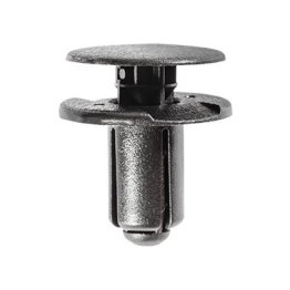 Bumper Cover Push-Type Retainer for Hyundai, Nylon, Black, Fits 8mm Hole, 18mm Head, 11mm Stem Length (Pack of 25)