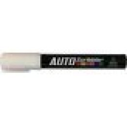 Auto Scribbler - Automotive Water-Based Paint Marker, White (Pack of 6)