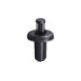 Drive Rivet Bumper for Subaru Forester, Impreza, Legacy, Outback, STI, WRX, XV Crosstrek 2008, Plastic, Black, Push To Release (Pack of 15)