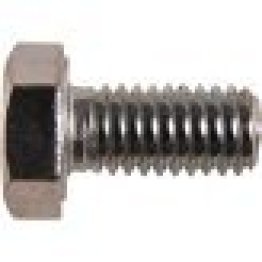 DIN 933 Hex Cap Scrw, Property Class 10.9, Alloy S, Zinc Finish, Coarse Thrd, 7.5mm Hd Height, 19mm Across Flats, M12-1.75 x 25mm (Pack of 20)