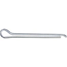 ANSI B18.8.1 Cotter Pin, Standard Extended Prong, 18-8 Stainless Steel, Plain Finish, 0.109" Hole Diameter, 3/32 x 1/2" (Pack of 100)