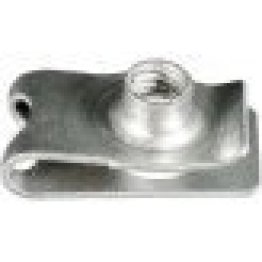 Metric Extruded U-Nut for Acura 1998-2007 and Honda 1983-2014, Zinc, M6-1 Screw Size, 2-4mm Panel Range (Pack of 25)