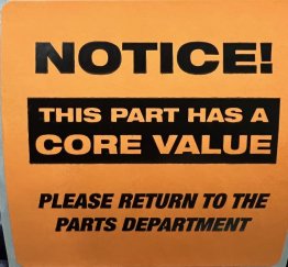 "CORE VALUE" Stickers - 500 Roll