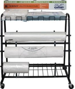 Vehicle Protection Floor Rack, Black, 42" Height, 39" Width, 22" Depth (Pack of 1)