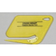 Crash Wrap Plastic Film Roll, Yellow, 30" Width, 200' Length, 3mm Thickness (Pack of 1)