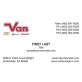 Van Chevrolet Business Card Ver. 2