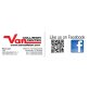 Van Chevrolet AZ Collision Center Business Cards - 2-sided with QR code and FB "Like" back side